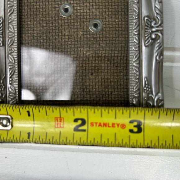 Vintage Frames Silver Photo Frame Wall Hanging Gallery Metal Wood Lot of Four - Picture 6 of 9